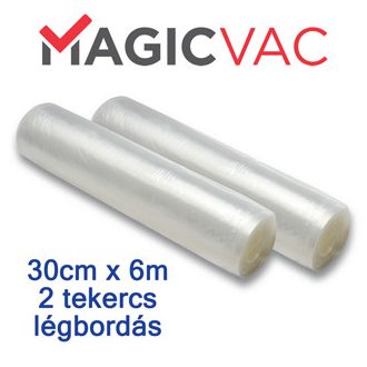   Folie de vidare în role de 30 cm x 6 m - Magic Vac - 2x6m buc/pachet